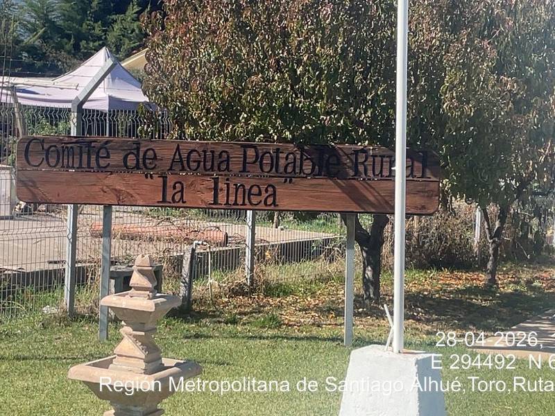 Comité de agua rural · La Línea, Alhué · 28 abr 2026